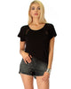 Check Out My Lace Accents Black Tunic Top - Main Image