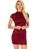 Show Off Burgundy Bodycon Dress - Main Image