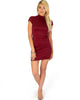 Show Off Burgundy Bodycon Dress - Full Image