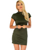 Show Off Olive Bodycon Dress - Main Image