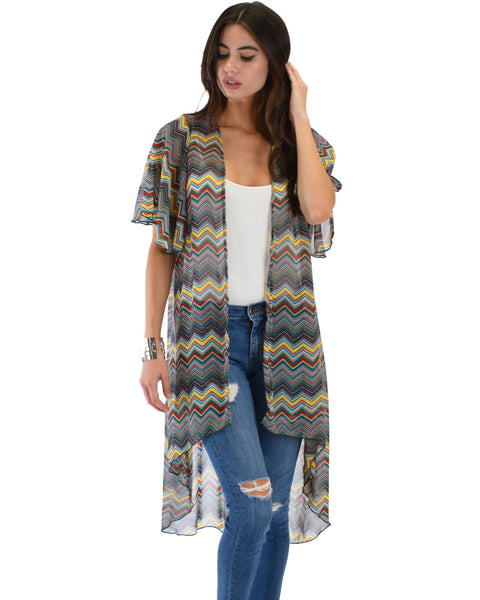 Breath of Life Pattern 6 Kimono Cardigan Top