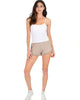 Vodi Taupe Lounge Shorts - Full Image