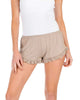 Vodi Taupe Lounge Shorts - Main Image