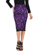 Live For The Night Purple Lace Pencil Skirt - Main Image