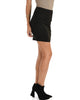 Keep It Moving Ruched Black Pencil Skirt - Side Image