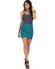 Pencil It In Ruched Green Pencil Skirt - Full Image