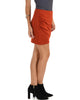 Pencil It In Ruched Rust Pencil Skirt - Side Image