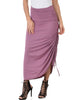 Tie That Knot Fold Over Mauve Maxi Skirt - Main Image