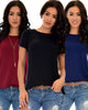 3 Pack The New Classic Cuffed Sleeve Tunic Top - Lyss Loo