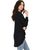 Light Weight Camille Spring Black Sweater Top - Lyss Loo