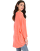 Light Weight Camille Spring Coral Sweater Top - Lyss Loo