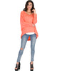 Light Weight Camille Spring Coral Sweater Top - Lyss Loo