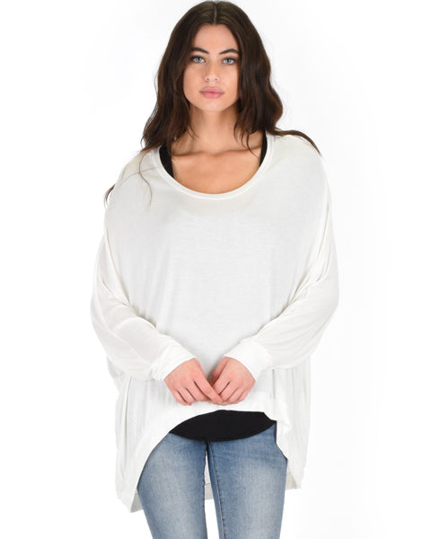 Light Weight Camille Spring Ivory Sweater Top