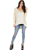 Light Weight Camille Spring Taupe Sweater Top - Lyss Loo