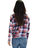 Lyss Loo Basic Instincts Long Sleeve Red Plaid Dolman Tunic Top - Lyss Loo