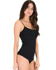 Onesies Thong Black Body Suit - Side Image