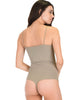 Onesies Thong Taupe Body Suit - Back Image