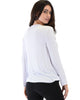 Sweeter Than Sugar Ivory Long Sleeve Cross Straps Top - Lyss Loo