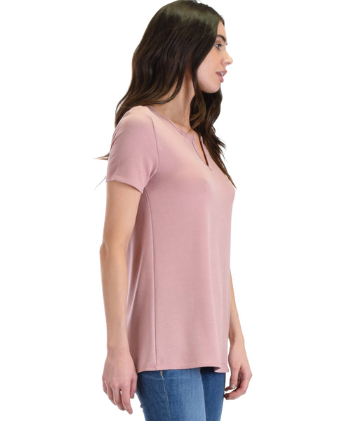 Lyss Loo Mauve Best Basic Tee