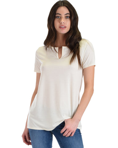 Lyss Loo White Best Basic Tee