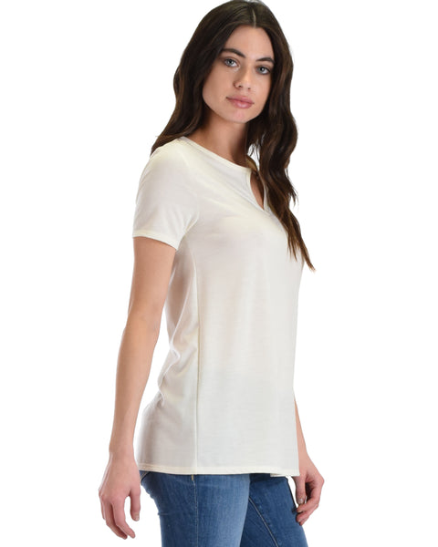 Lyss Loo White Best Basic Tee