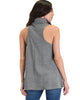 Lyss Loo Grey Topanga Sleeveless Turtleneck Top - Lyss Loo