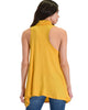 Lyss Loo Mustard Topanga Sleeveless Turtleneck Top - Lyss Loo