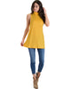 Lyss Loo Mustard Topanga Sleeveless Turtleneck Top - Lyss Loo