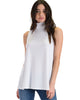 Lyss Loo White Topanga Sleeveless Turtleneck Top - Lyss Loo