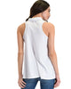 Lyss Loo White Topanga Sleeveless Turtleneck Top - Lyss Loo