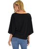 Lyss Loo Sea Day Black Front Tie Top - Lyss Loo