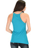 Sweet Loo Keyhole Teal Tank Top - Lyss Loo