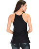 Sweet Loo Keyhole Black Tank Top - Lyss Loo