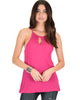 Sweet Loo Keyhole Magenta Tank Top - Lyss Loo