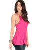 Sweet Loo Keyhole Magenta Tank Top - Lyss Loo