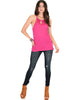 Sweet Loo Keyhole Magenta Tank Top - Lyss Loo