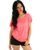 Check Out My Lace Accents Pink Tunic Top - Main Image