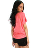 Check Out My Lace Accents Pink Tunic Top - Side Image