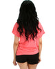 Check Out My Lace Accents Pink Tunic Top - Back Image