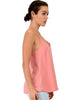 What's Strap-Pening Cross Back Straps Pink Tank Top - Side Image