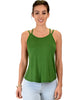 My Favorite Cross Back Straps Green Tank Top - Main Image