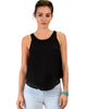 Totally Crossed Out Black Tank Top - Main Image