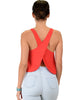 Totally Crossed Out Red Tank Top - Back Image