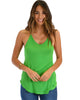 Breezy Beauty Y-Back Green Tank Top - Main Image